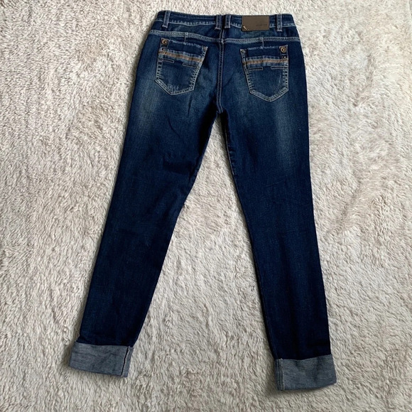 Kenzo jeans gold collection vintage boyfriend size 30 dark distressed - Picture 8 of 16